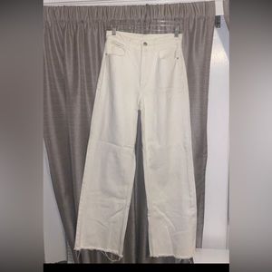 White Straight Jeans